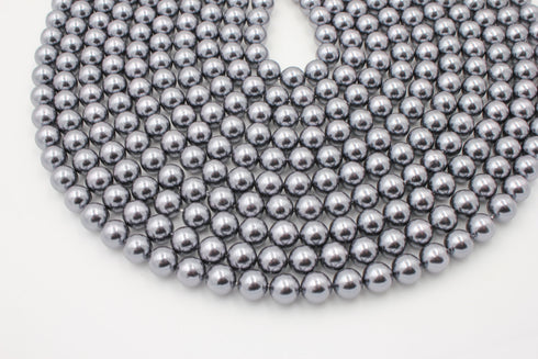 Midnight Blue Pearls, South Sea Pearls, 8mm, Round